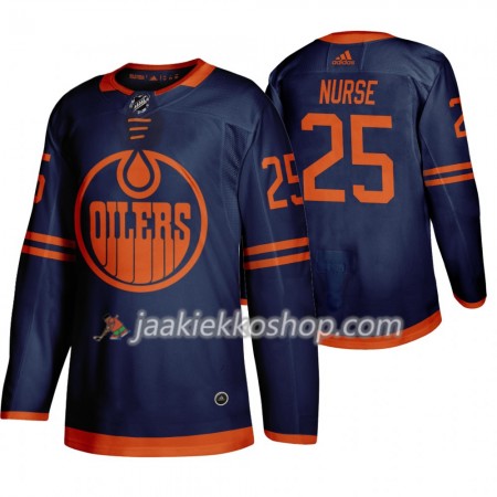 Miehille NHL Edmonton Oilers Pelipaita Darnell Nurse 25 Adidas 2019-20 Sininen Authentic